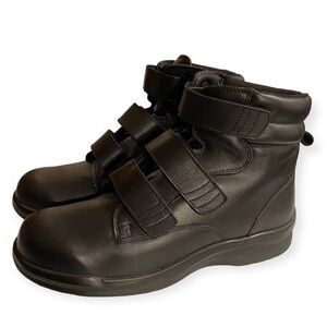 Apex Shoes  Boots‎ Mens Size 12 Black Velcro Like  New Double Strap Active Walk